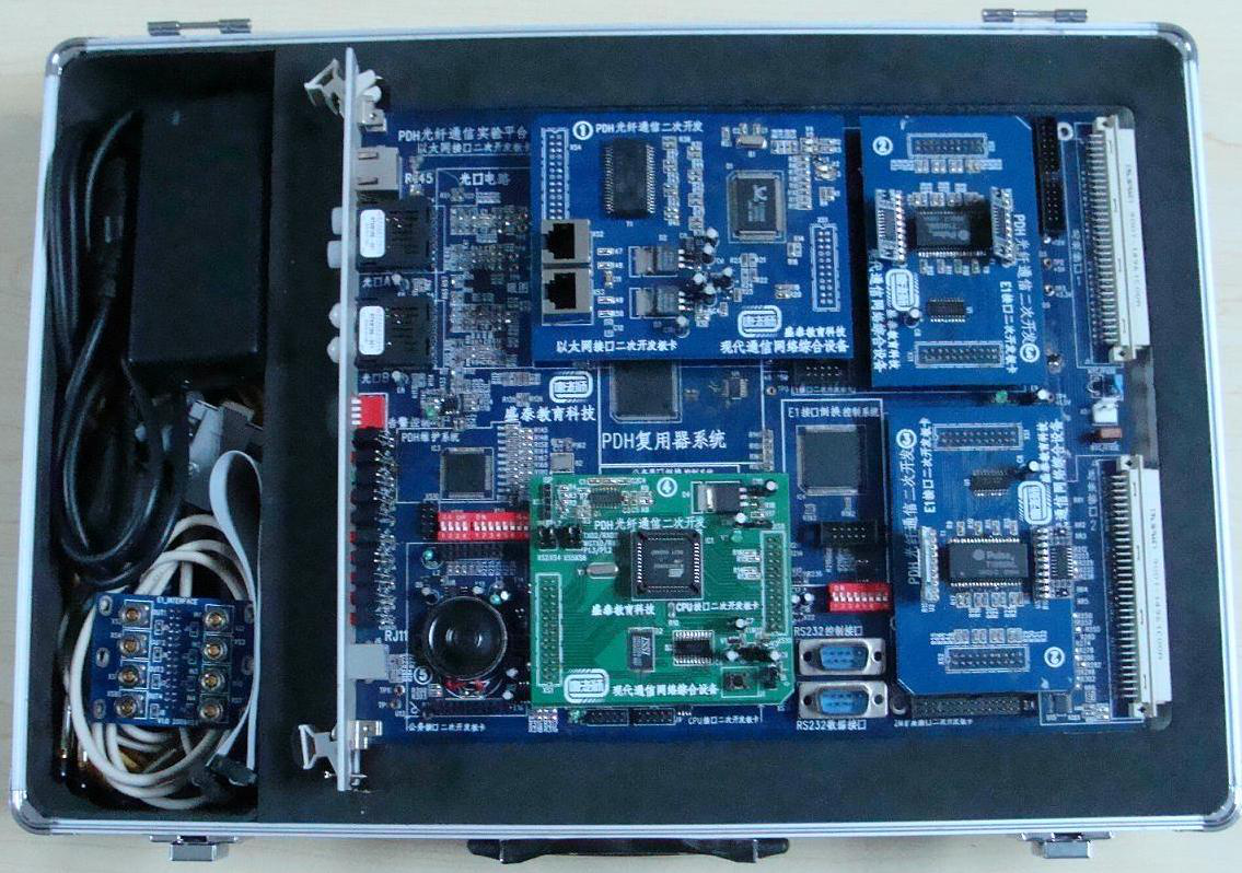 光纖通信二次開發板卡實驗平臺（TLS-3HF-2F4PD）